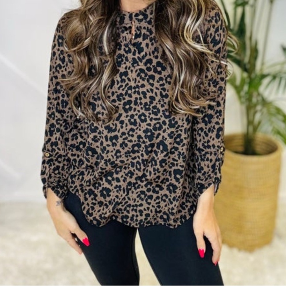 Leopard Print Women's Top